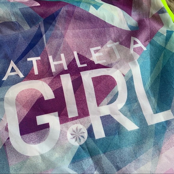 Athleta Girl Neon Drawcord Cinch Athletic Bag - Picture 4 of 5